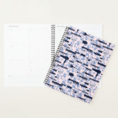 Beauty Care Blue Roos Patroon Planner (Display)