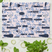 Beauty Care Blue Roos Patroon Theedoek (Gevouwen)