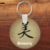 Beauty Chinese Character Sleutelhanger (Voorkant)