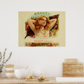 Beauty  Cigar Box Labels Posters (Keuken)