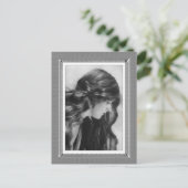 Beauty - Classic Beauty - in zwart-wit Briefkaart (Staand voorkant)