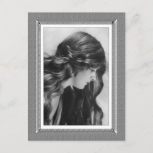  Beauty - Classic Beauty - in zwart-wit Briefkaart