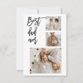 Beauty Collage Foto Best Pap Ever Gift Bedankkaart (Voorkant)