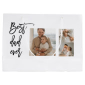Beauty Collage Foto Best Pap Ever Gift Groot Cadeauzakje (Achterkant)