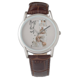 Beauty Collage Foto Best Pap Ever Gift Horloge