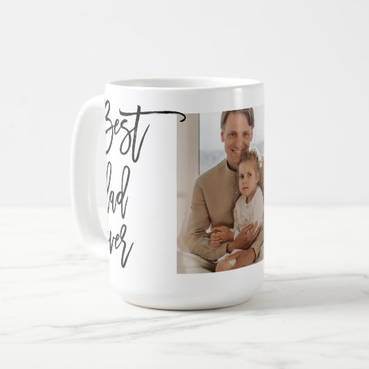 Beauty Collage Foto Best Pap Ever Gift Koffiemok (Voorkant links)