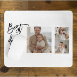 Beauty Collage Foto Best Pap Ever Gift Muismat<br><div class="desc">Beauty Collage Photo Best Dad Ever Gift is een gepersonaliseerd cadeau dat schoonheid en sentimentele waarde combineert met creëer een betekenisvol cadeau voor je vader. Het geschenk is een collage van zorgvuldig geselecteerde foto's van jou en je vader, op een mooie en artistieke manier gerangschikt. De foto's zouden van speciale...</div>