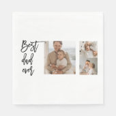 Beauty Collage Foto Best Pap Ever Gift Servet (Voorkant)