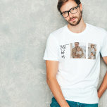 Beauty Collage Foto Best Pap Ever Gift T-shirt<br><div class="desc">Beauty Collage Photo Best Dad Ever Gift is een gepersonaliseerd cadeau dat schoonheid en sentimentele waarde combineert met creëer een betekenisvol cadeau voor je vader. Het geschenk is een collage van zorgvuldig geselecteerde foto's van jou en je vader, op een mooie en artistieke manier gerangschikt. De foto's zouden van speciale...</div>