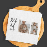 Beauty Collage Foto Best Pap Ever Gift Theedoek<br><div class="desc">Beauty Collage Photo Best Dad Ever Gift is een gepersonaliseerd cadeau dat schoonheid en sentimentele waarde combineert met creëer een betekenisvol cadeau voor je vader. Het geschenk is een collage van zorgvuldig geselecteerde foto's van jou en je vader, op een mooie en artistieke manier gerangschikt. De foto's zouden van speciale...</div>