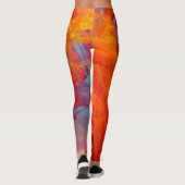 Beauty Colorful Dyed Legging (Achterkant)