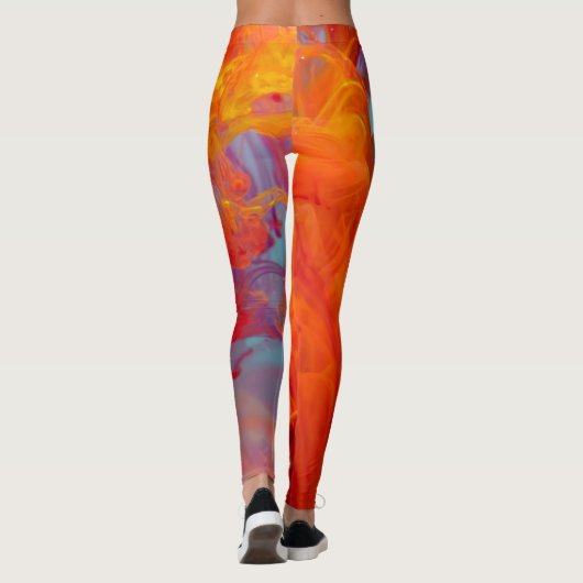 Beauty Colorful Dyed Legging (Achterkant)