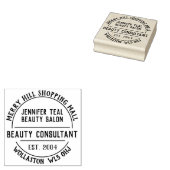 Beauty Consultant Rubber Stamp Rubberstempel (Gestempeld)