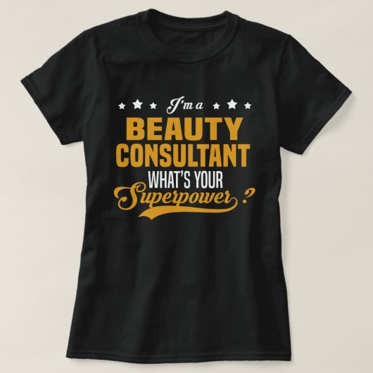 Beauty Consultant T-shirt (Design voorkant)