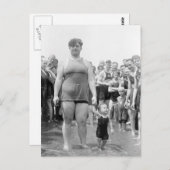 Beauty Contest op het Tidal Basin, 1919 Briefkaart (Voorkant / Achterkant)