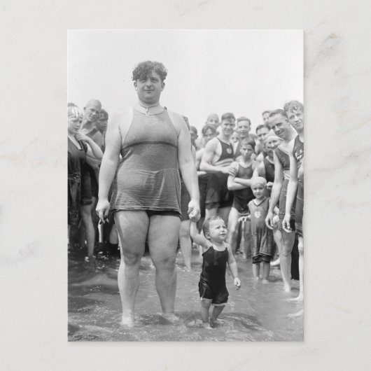 Beauty Contest op het Tidal Basin, 1919 Briefkaart (Voorkant)