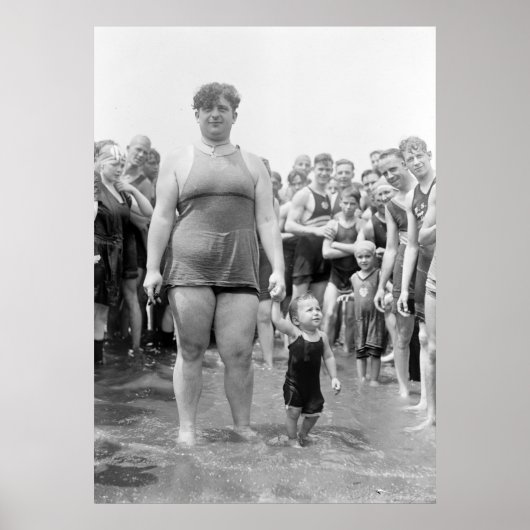 Beauty Contest op het Tidal Basin, 1919 Poster (Voorkant)