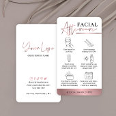 Beauty Copper Roos Gold Logo nazorg Visitekaartje