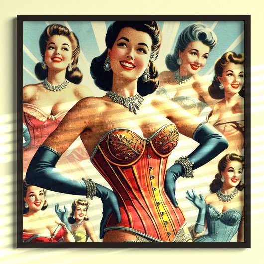  Beauty Corset Meisje Poster