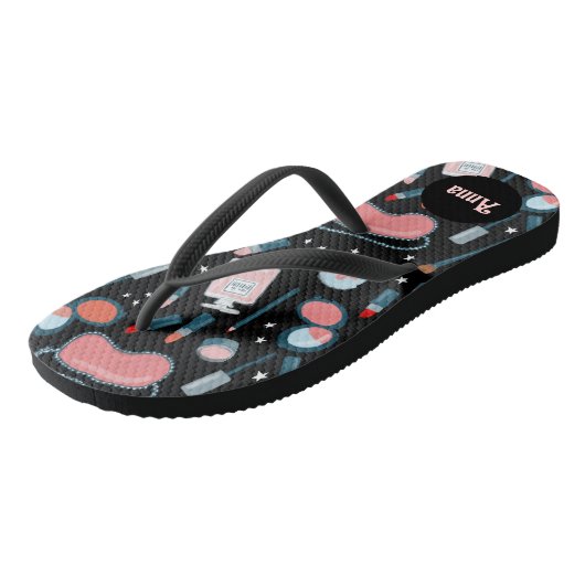Beauty Cosmetica Bruidsmeisjes Bruid Custom Teenslippers (Schuin)