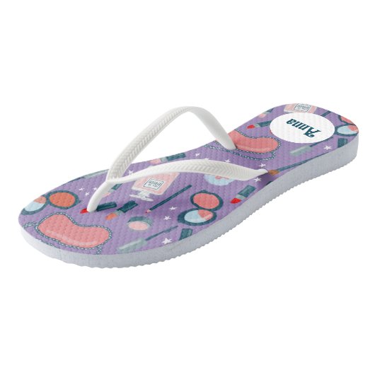 Beauty Cosmetica Bruidsmeisjes Bruid Custom Teenslippers (Schuin)