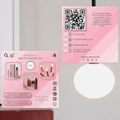 Beauty Cosmetische Huidverzorging Voeg foto's toe  Vierkante Visitekaartje