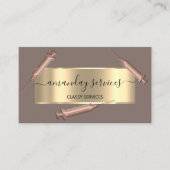 Beauty Cosmetologist Spuit Botox B12 QRCode Roos Visitekaartje (Voorkant)