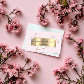 Beauty Cosmetologist Spuit Botox B12 QRCode Roze Visitekaartje