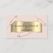 Beauty Cosmetologist Spuit Botox B12 QRCodeBlush Visitekaartje (Voorkant)