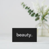 Beauty Cosmetologist Visitekaartje (Staand voorkant)