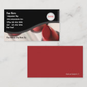 Beauty Cosmetologist Visitekaartjes (Voorkant / Achterkant)