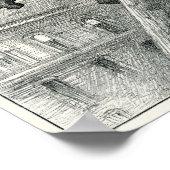 Beauty die de duivels bedragen, Notre Dame, Parijs Poster (Hoek)