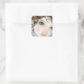 Beauty Doll Gezicht Kroon sticker (Tas)