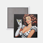 Beauty Drink Pin Up Magneet (Voorkant / Achterkant)