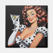 Beauty Drink Pin Up Magneet (Voorkant)