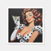 Beauty Drink Pin Up Servet (Voorkant)