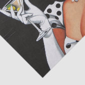 Beauty Drink Pin Up Tissuepapier (Detail)