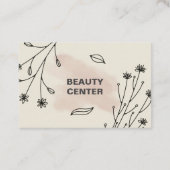 Beauty Elegant Bewerkbare QR Visitekaartje (Achterkant)