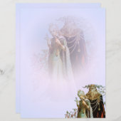 Beauty en Beast Stationery Paper (Voorkant / Achterkant)