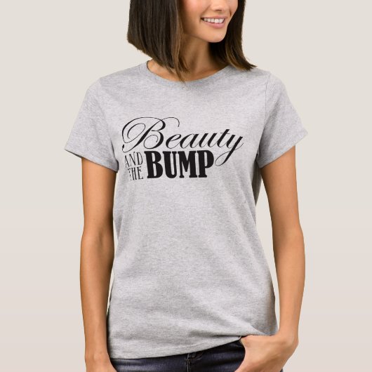Beauty en Bump T-shirt (Voorkant)