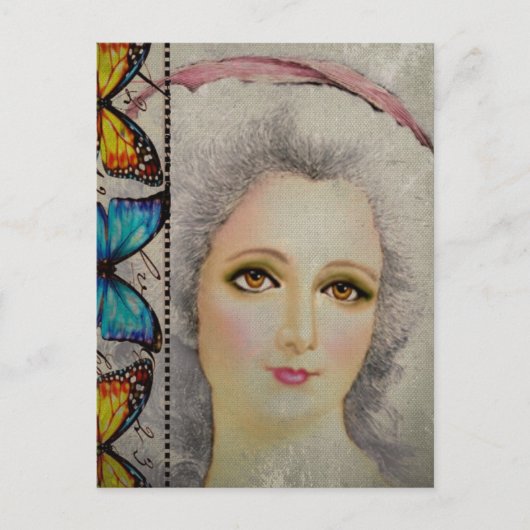 Beauty en Butterflies Briefkaart (Voorkant)