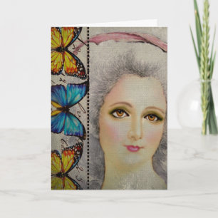 Beauty en Butterflies Kaart