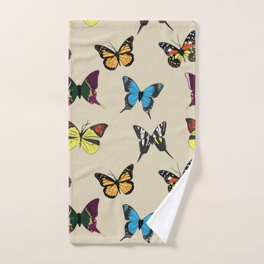 Beauty en Butterfly Bath Towel Set Bad Handdoek (Handdoek)