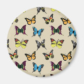 Beauty en Butterfly Magnet (Voorkant)