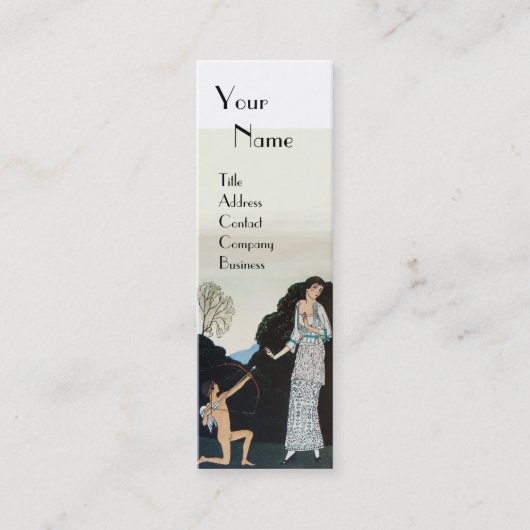 BEAUTY EN CUPID - MODE DESIGNER MAKEUP ARTIST MINI VISITEKAARTJE (Voorkant)