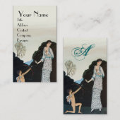 BEAUTY EN CUPID - MODE DESIGNER MAKEUP ARTIST VISITEKAARTJE (Voorkant / Achterkant)