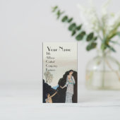 BEAUTY EN CUPID - MODE DESIGNER MAKEUP ARTIST VISITEKAARTJE (Staand voorkant)