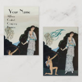 BEAUTY EN CUPID - MODE DESIGNER MAKEUP ARTIST VISITEKAARTJE (Voorkant / Achterkant)