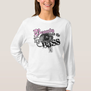 Beauty en de BASS Trance Electro techno Rave DJ T-shirt