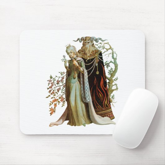 Beauty en de Beast Mousepad Muismat (Met muis)